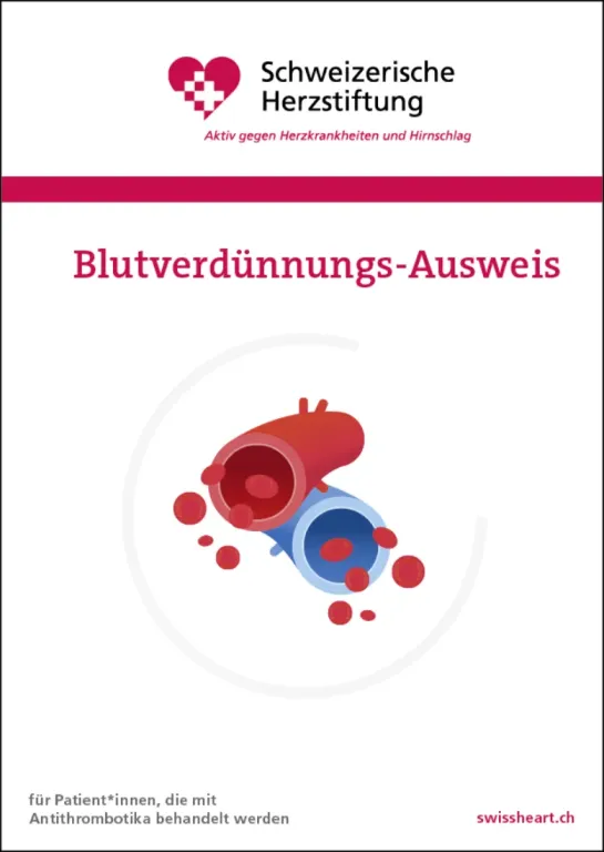 Gerinnungshemmungs Ausweis DE kl